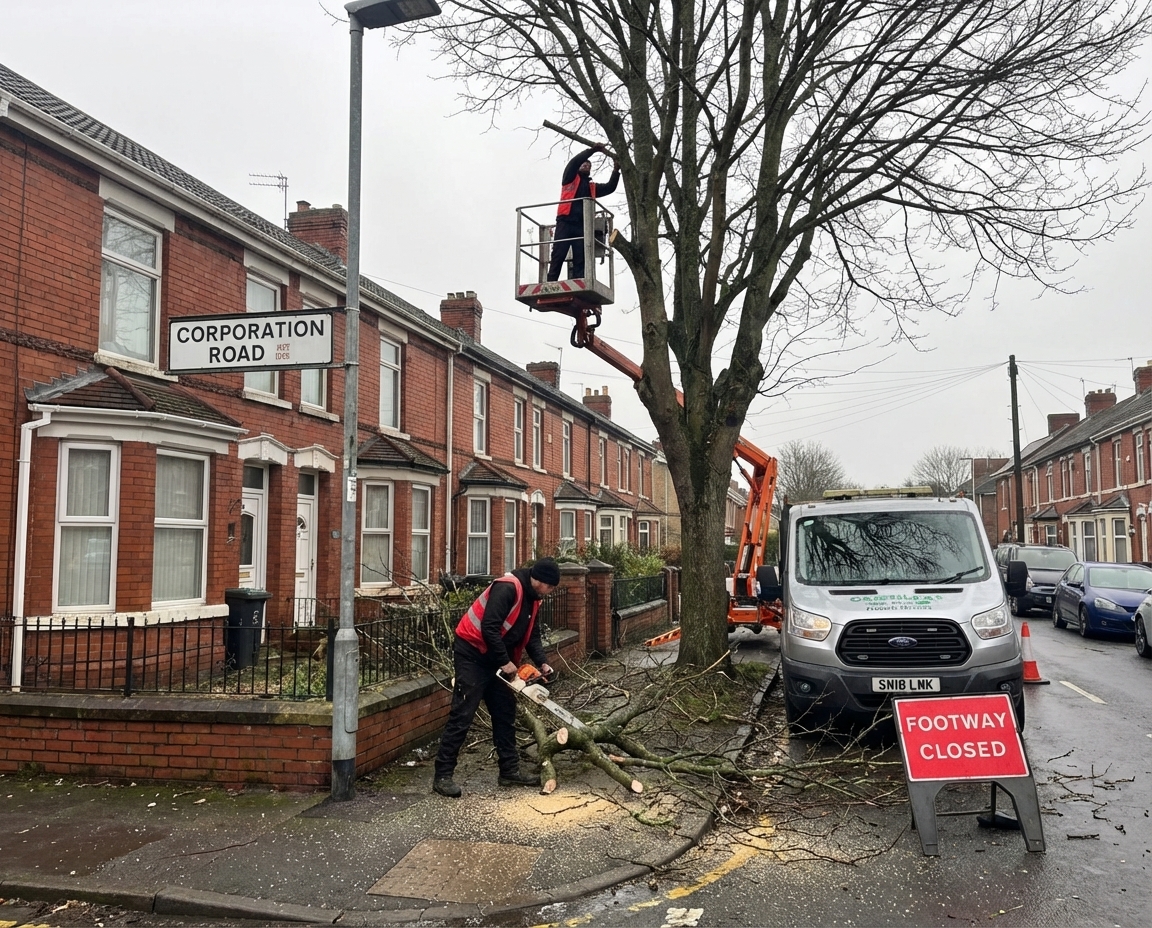 Tree services in Grangetown Cardiff CF11 by Greenleaf